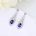 Women's silver dangle earrings women
