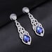 Women's silver dangle earrings women