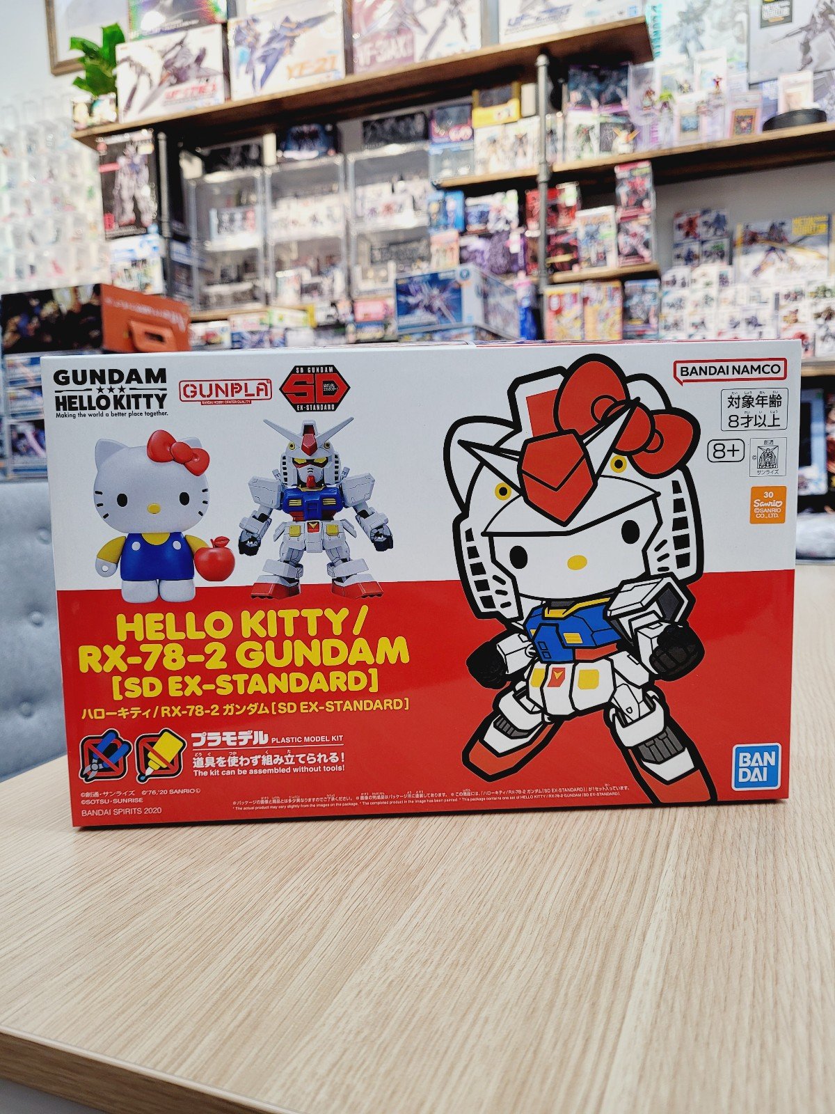 Bandai Gunpla Hello Kitty x RX-78-2 Gundam SD EX-Standard Plastic Model Kit New