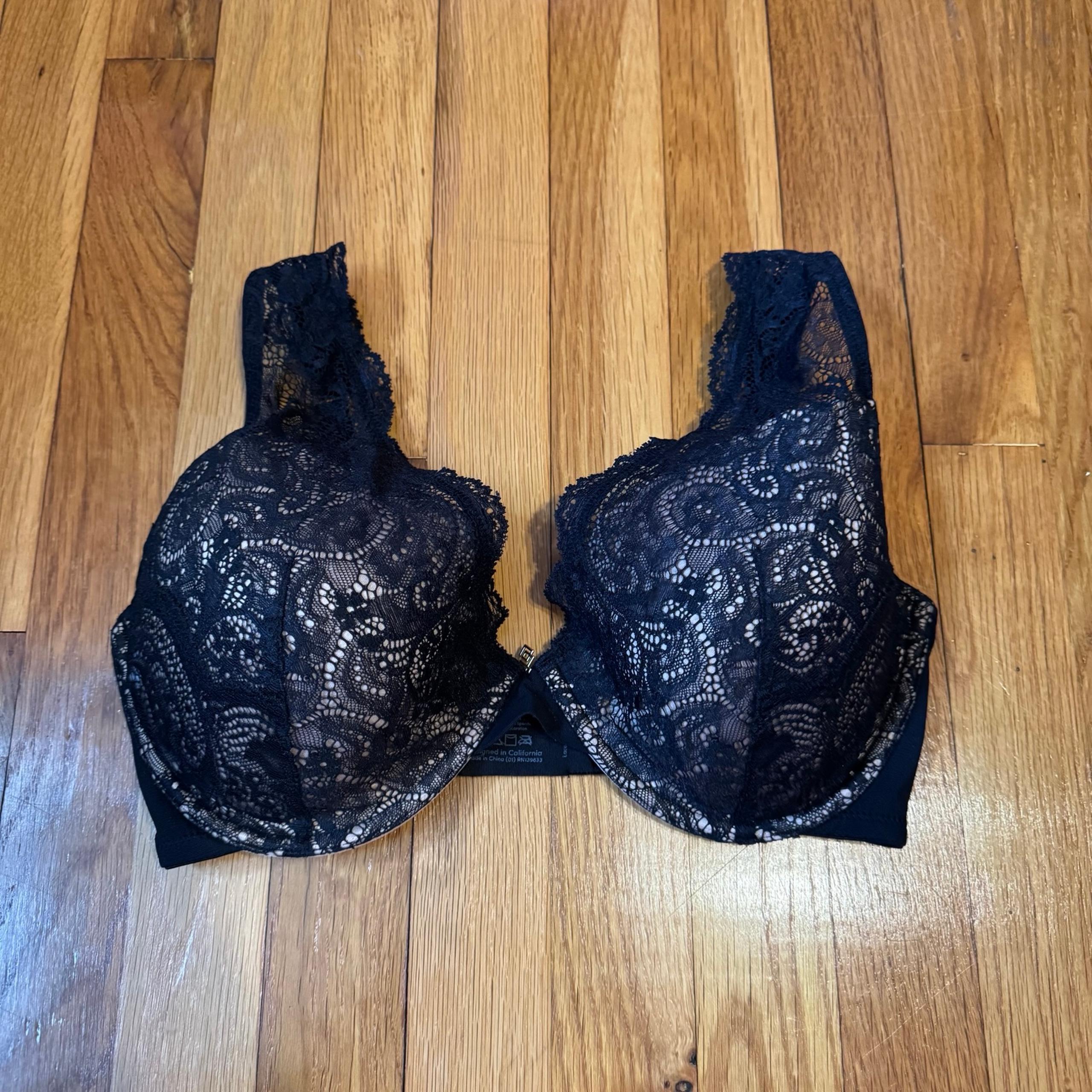 third love black lace bra
