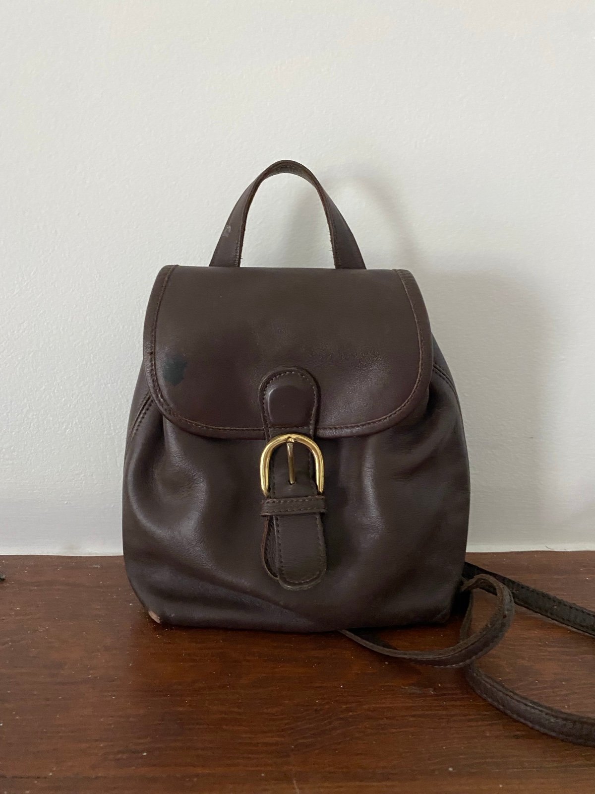 Leather Coach bag