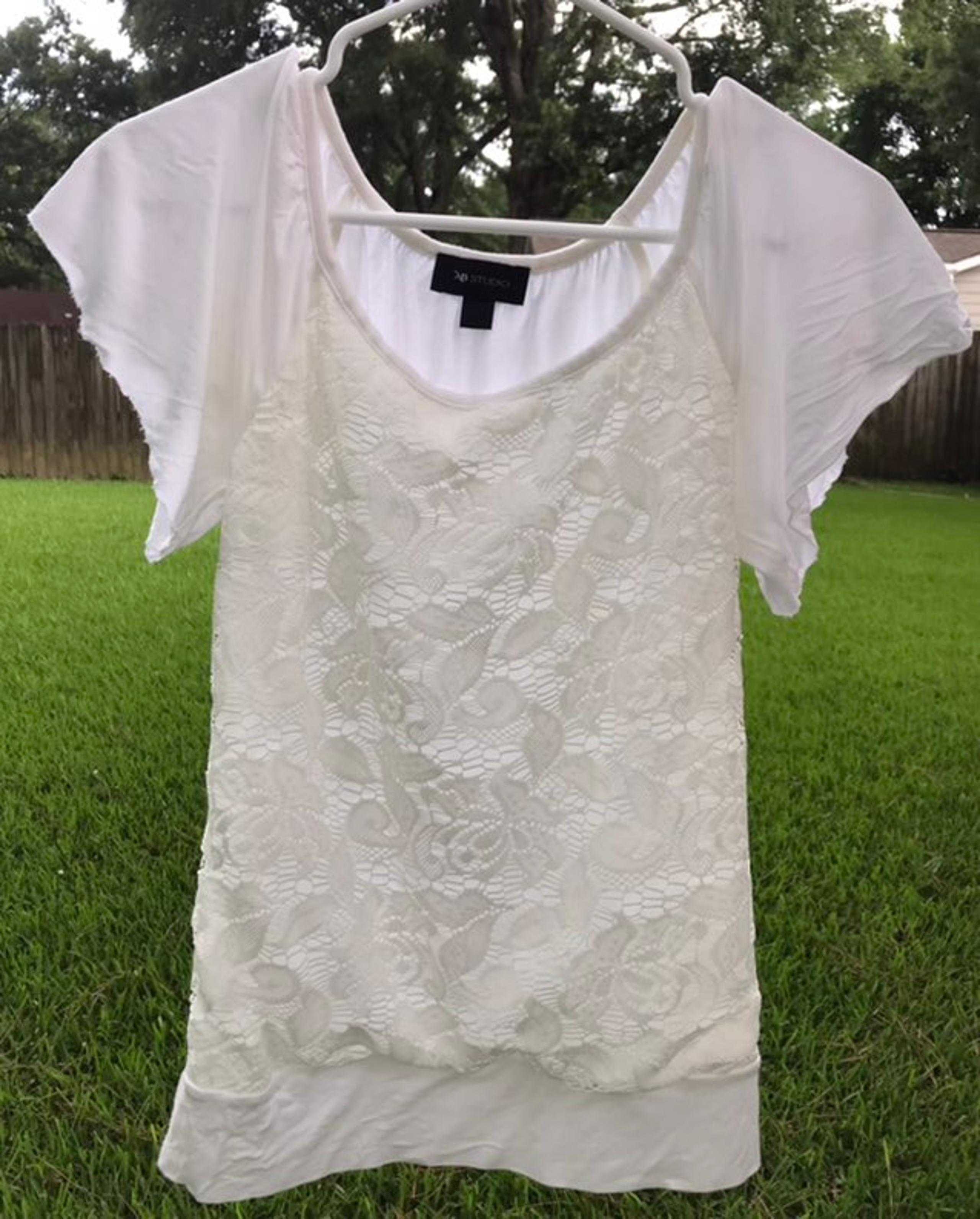 White lace top