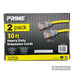 Prime 30 ft Heavy Duty Extension Cords, 2-Pack, Yellow w/ Power Indicator Light