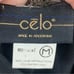 Celo Brown Flowy Raw Edge Snakeskin Print Ribbon Strip Dress M
