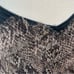 Celo Brown Flowy Raw Edge Snakeskin Print Ribbon Strip Dress M