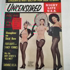 April 1954 Uncensored magazine Vintage celebrities 1 Marilyn Monroe photo