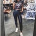 158 Commando Black High Waisted Faux Leather Joggers Pants