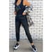 158 Commando Black High Waisted Faux Leather Joggers Pants