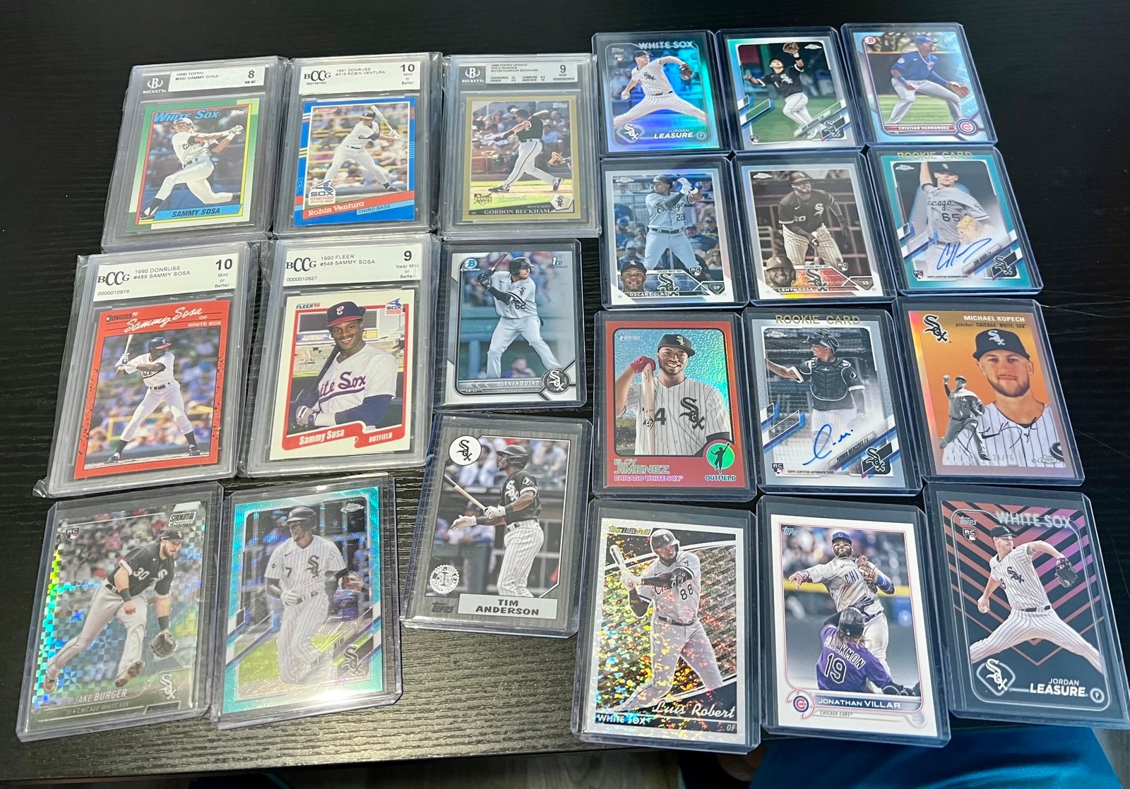 Chicago White Sox 100+ card Lot - RC's, Vet, Inserts, Parallels & Slabs
