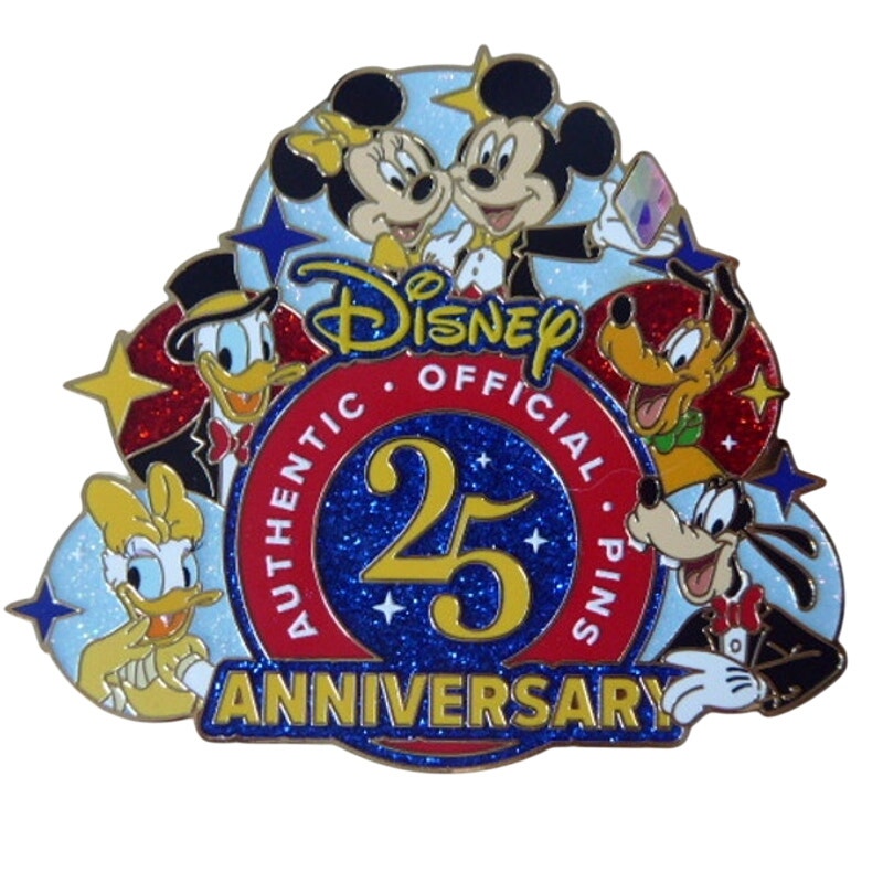 Disney Trading Pin Jubilee Package Gift — 25th Anniversary Logo