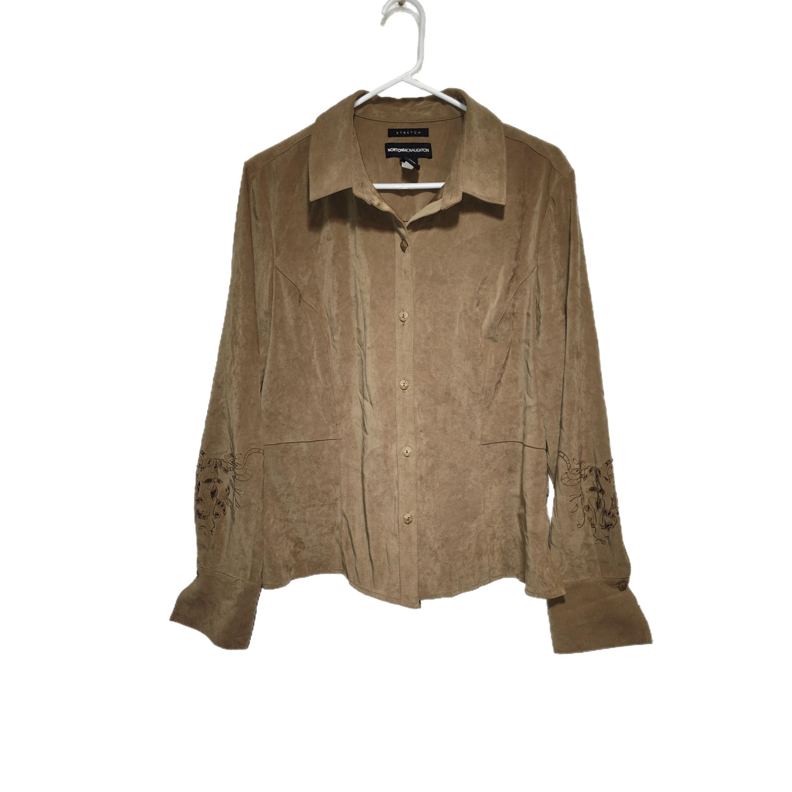 Norton McNaughton Women's Button Up Shirt Size 14 (Large)