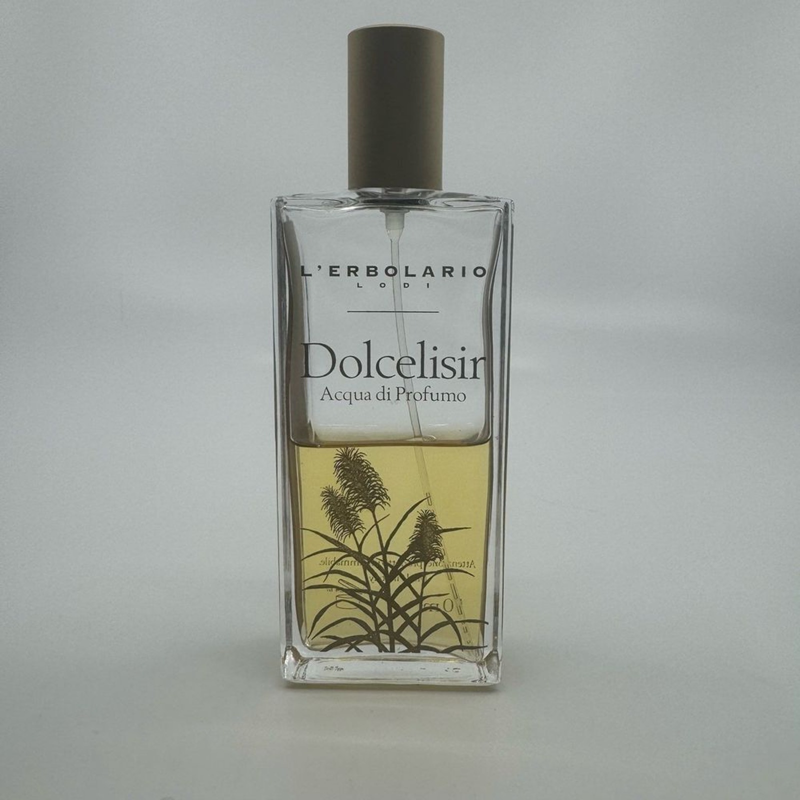 Dolcelisir by L'Erbolario 100mL / 3.4 oz, 50% remaining