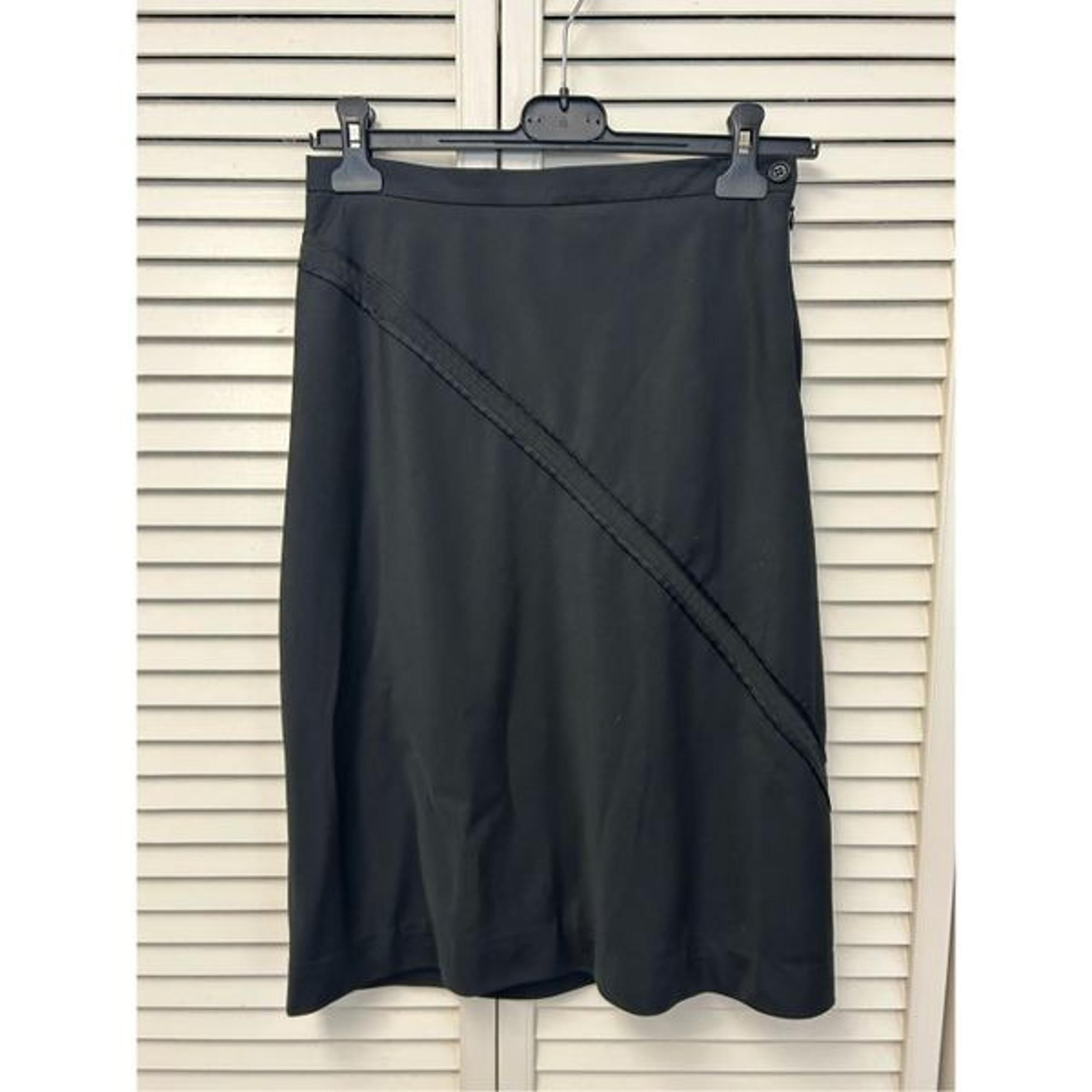 Anthropologie BCBG Maxazria Pencil Black Skirt, Sz 4