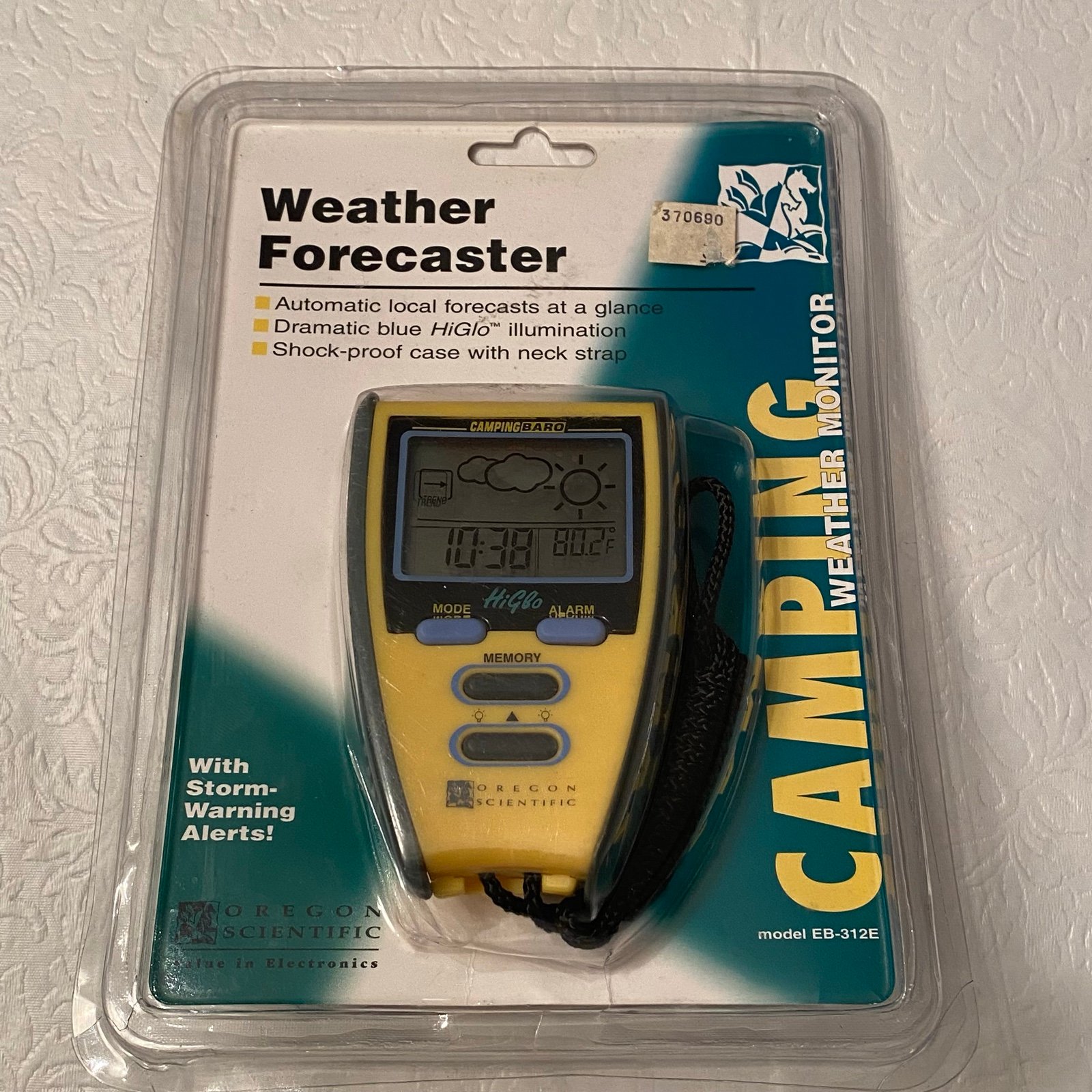 Oregon Scientific Weather Monitor- Model EB-312E- New in Packaging