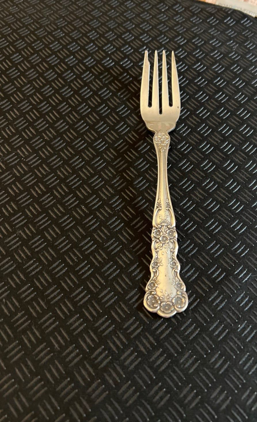 Silver salad fork Gorham