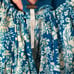 Free People Bon Voyage Blue Floral Maxi Dress Size Medium