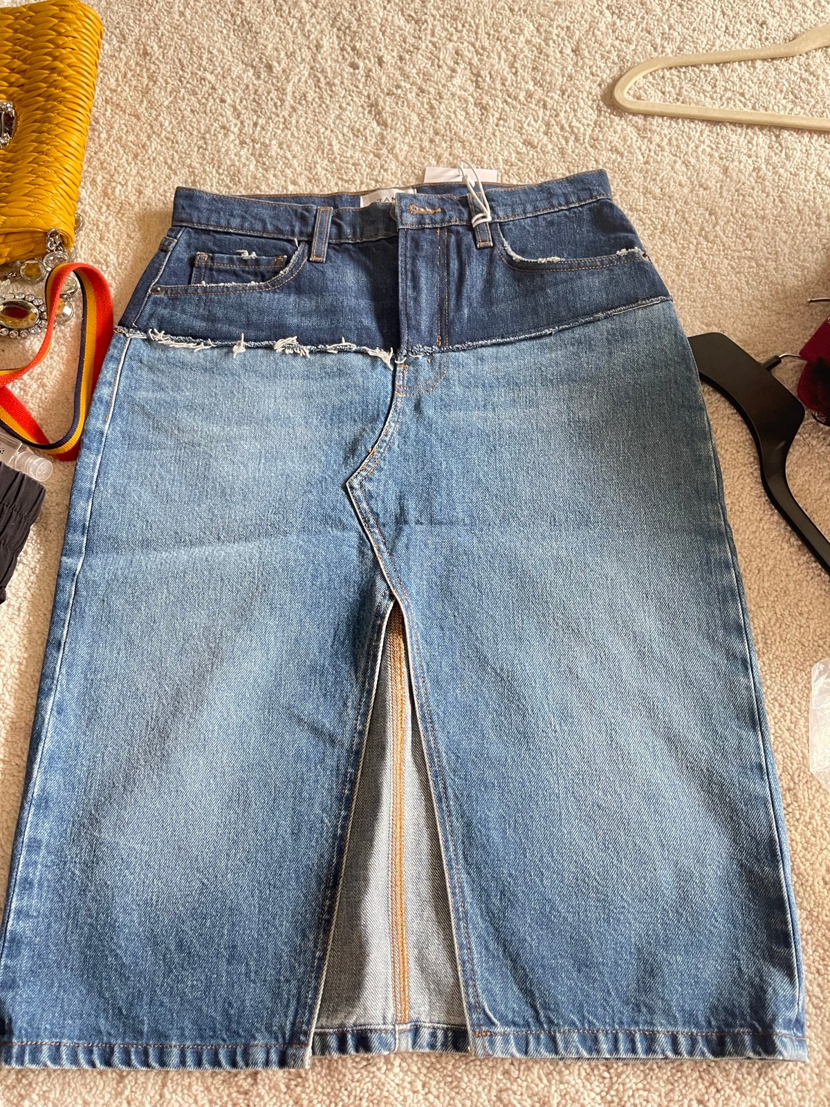 Frame denim skirt