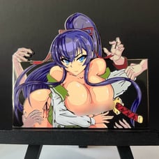 Oppai Studio HOTD Saeko Busujima Lewd Pin LE40
