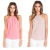 Trina Turk Reversible Tamika Silk Halter Top