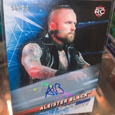 Aleister Black 2019 topps WWE Rc auto 56/99