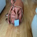 Diaper Bag Vegan Leather Brown NWT