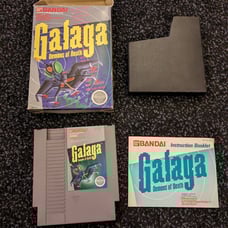 Nintendo NES Galaga: Demons of Death Complete In Box CIB