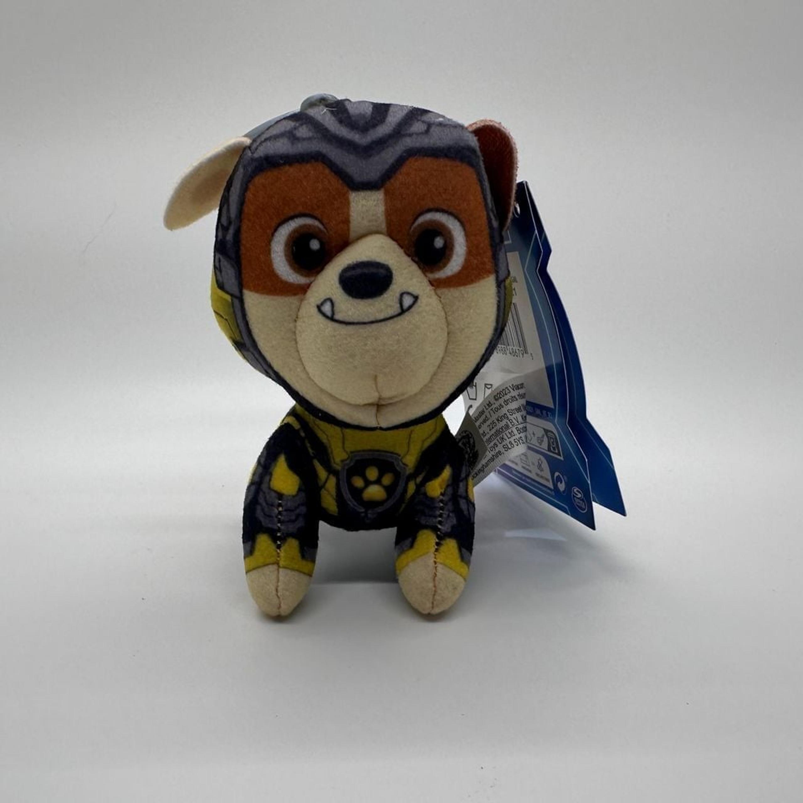 Nickelodeon Paw Patrol The Mighty Movie Stuffed Rubble