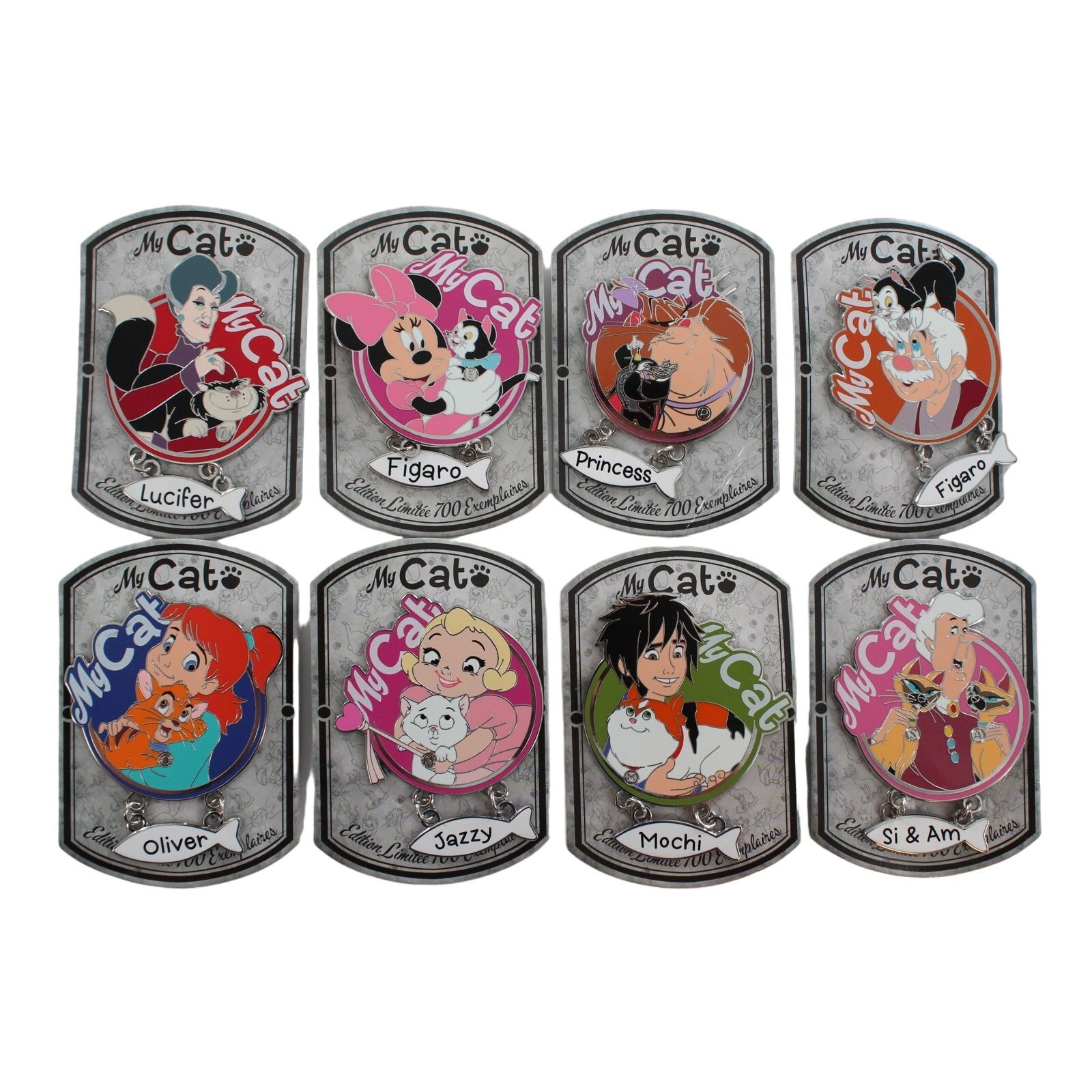 Lot of 8 DLP Disneyland Paris Disney LE Pins