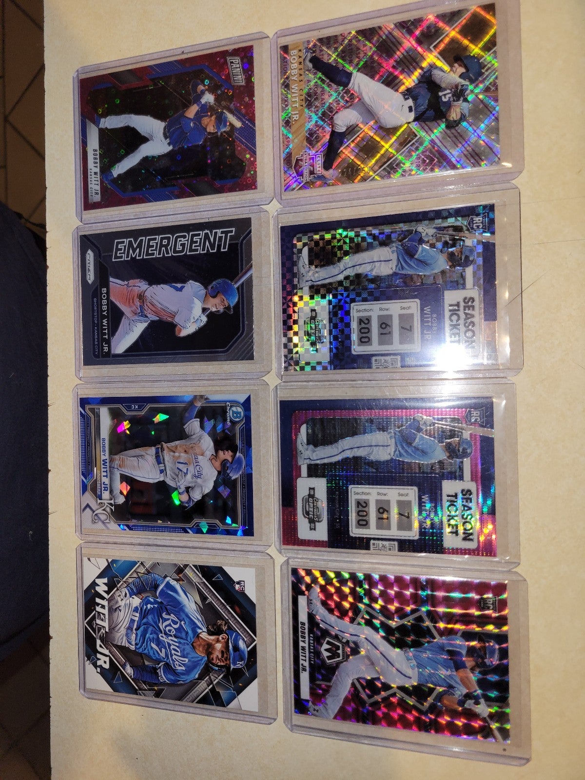 Bobby Witt Card Lot