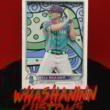 Kyle seager mariner 1/1 custom handcrafted card
