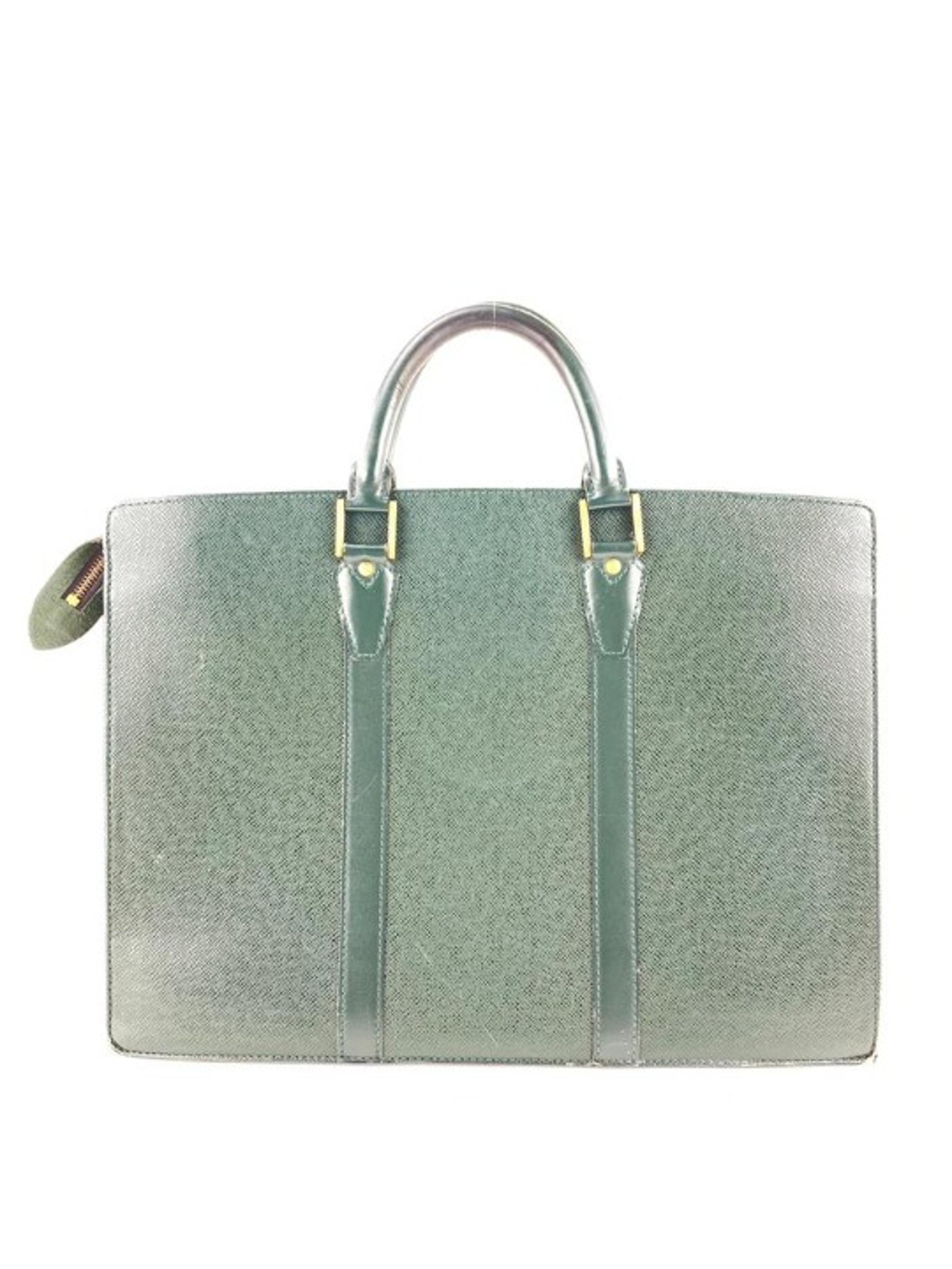Louis Vuitton Green Taiga Leather Lozan