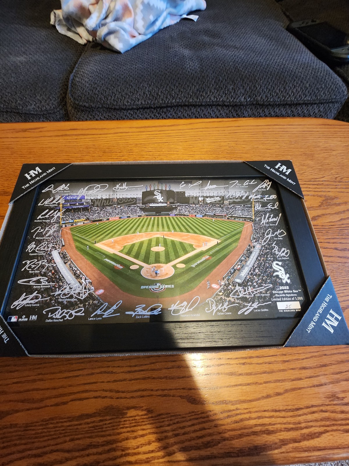 Chicago White Sox Highland Mint 2022 signature frame