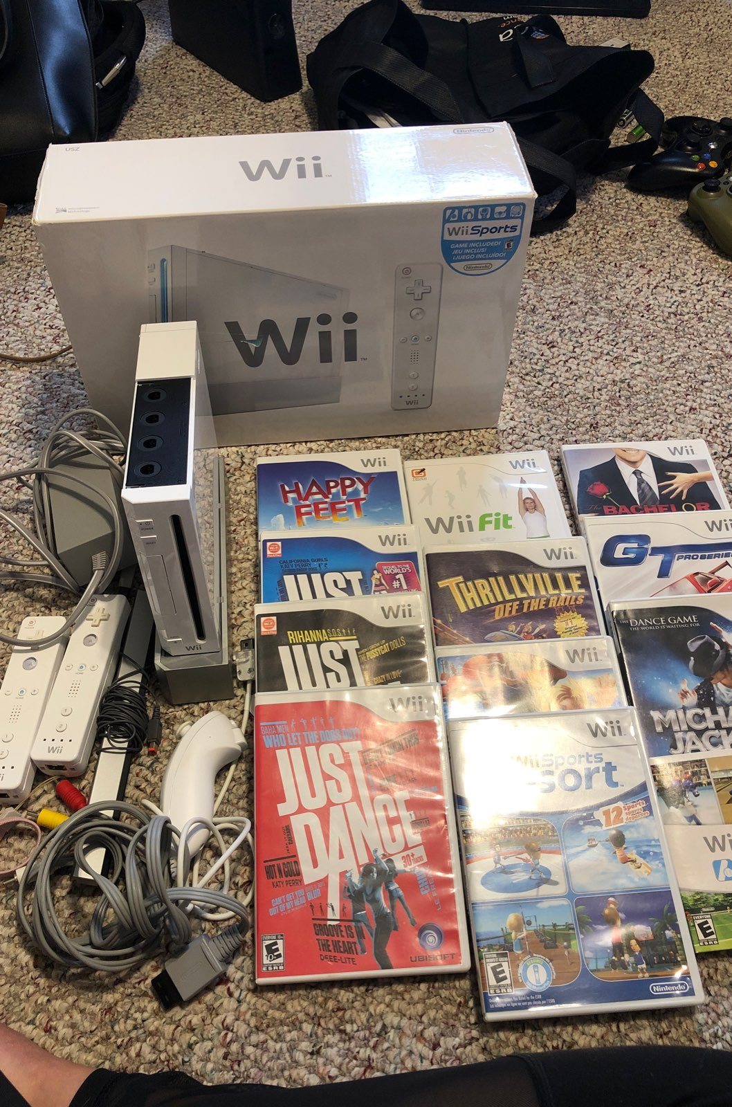 Wii consule and games