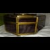Antique Via Vermont Glass Mirrored Jewel