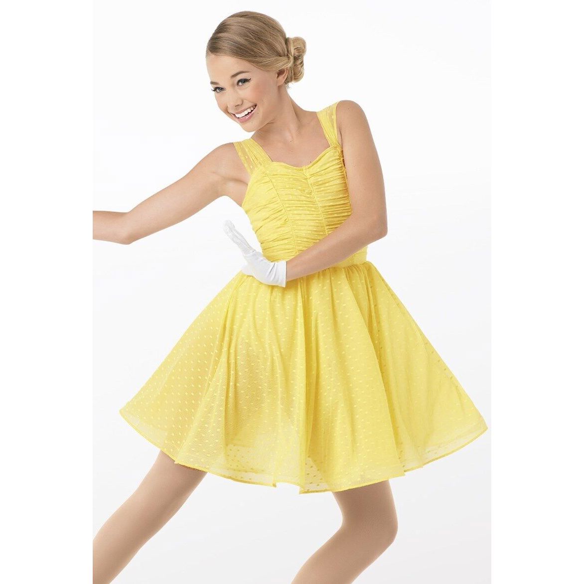 Dance Costume Weissman 10131 Yellow Medium Child Jazz