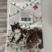 Anthropology Cat Wrapped in Lights Dish Towel