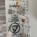 Anthropology Cat Wrapped in Lights Dish Towel