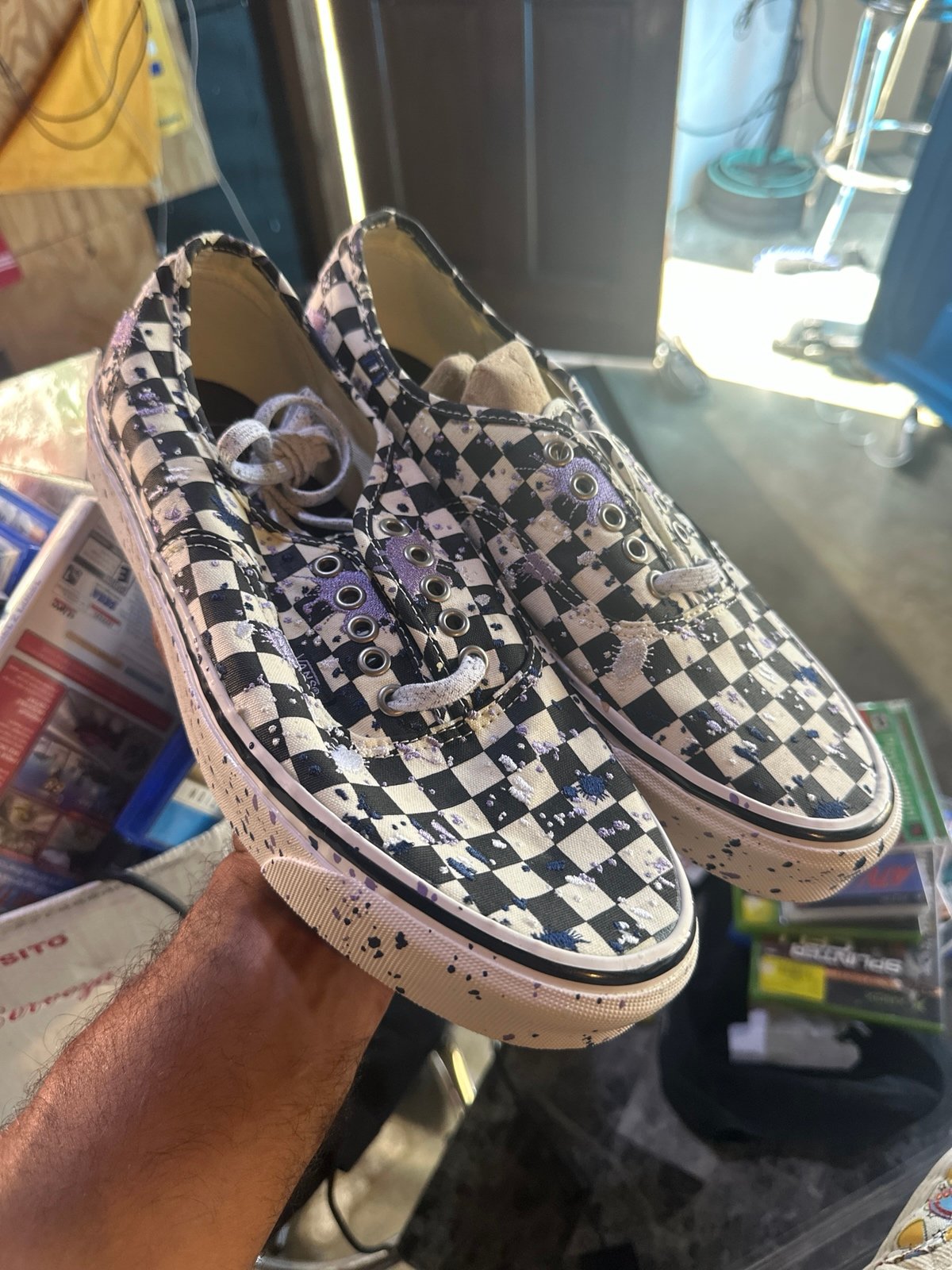 Mens vans UA splatter anaheim size 11