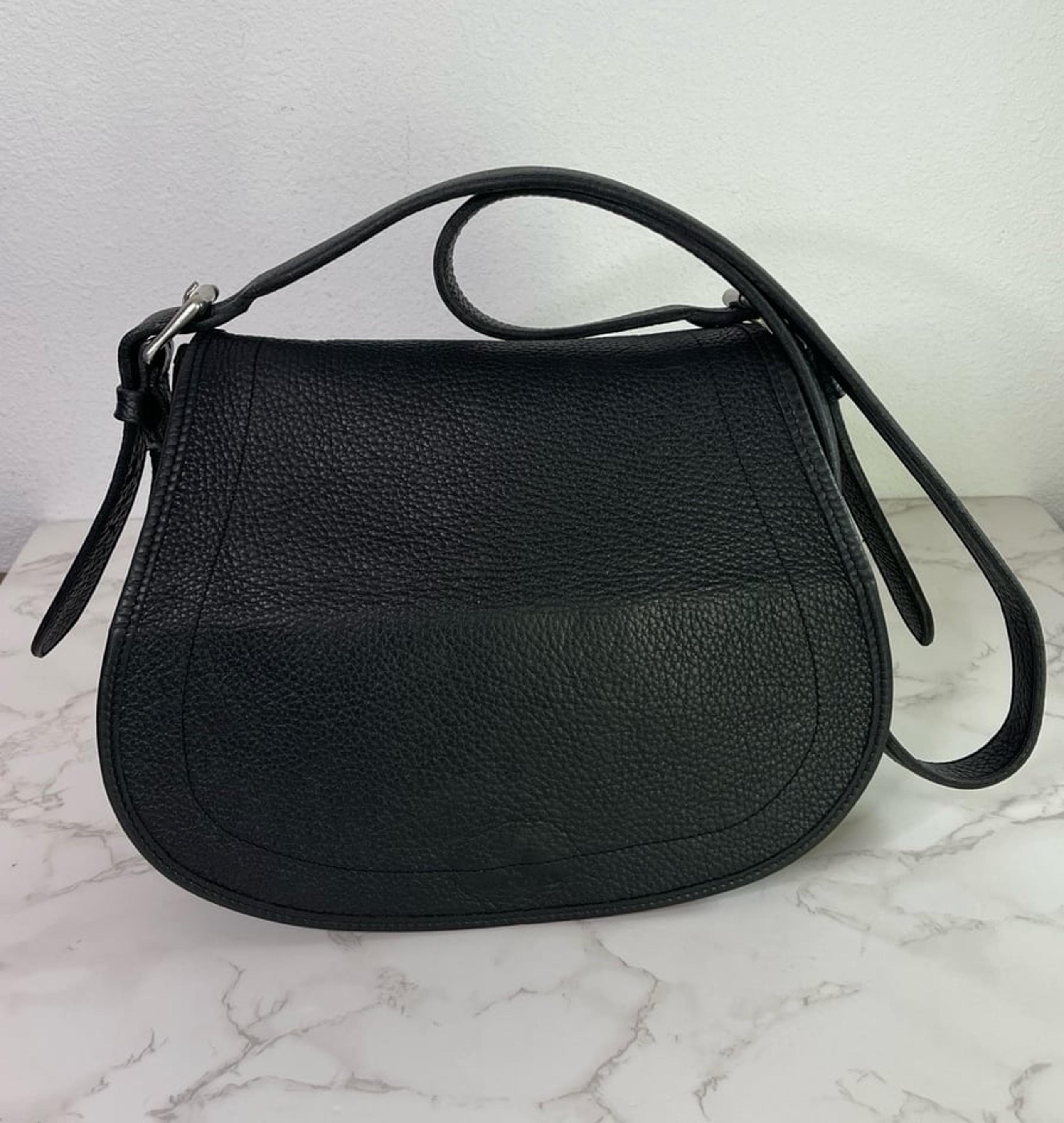 Roots Canada Pebbled Leather Saddle Crossbody
