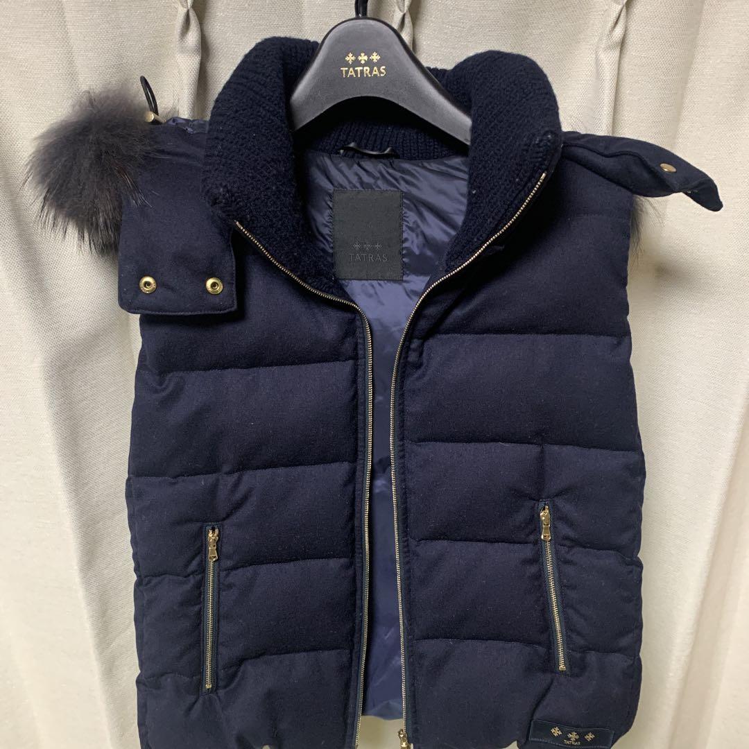 TATRAS Navy Down Vest LTA204572