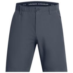 New 8 “ Mens UNDER ARMOUR Drive Printed Golf Shorts Dark Grey