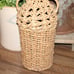 NEW Large 17 BOHO Farmhouse or Coastal Seagrass Basket Vase w/Handles