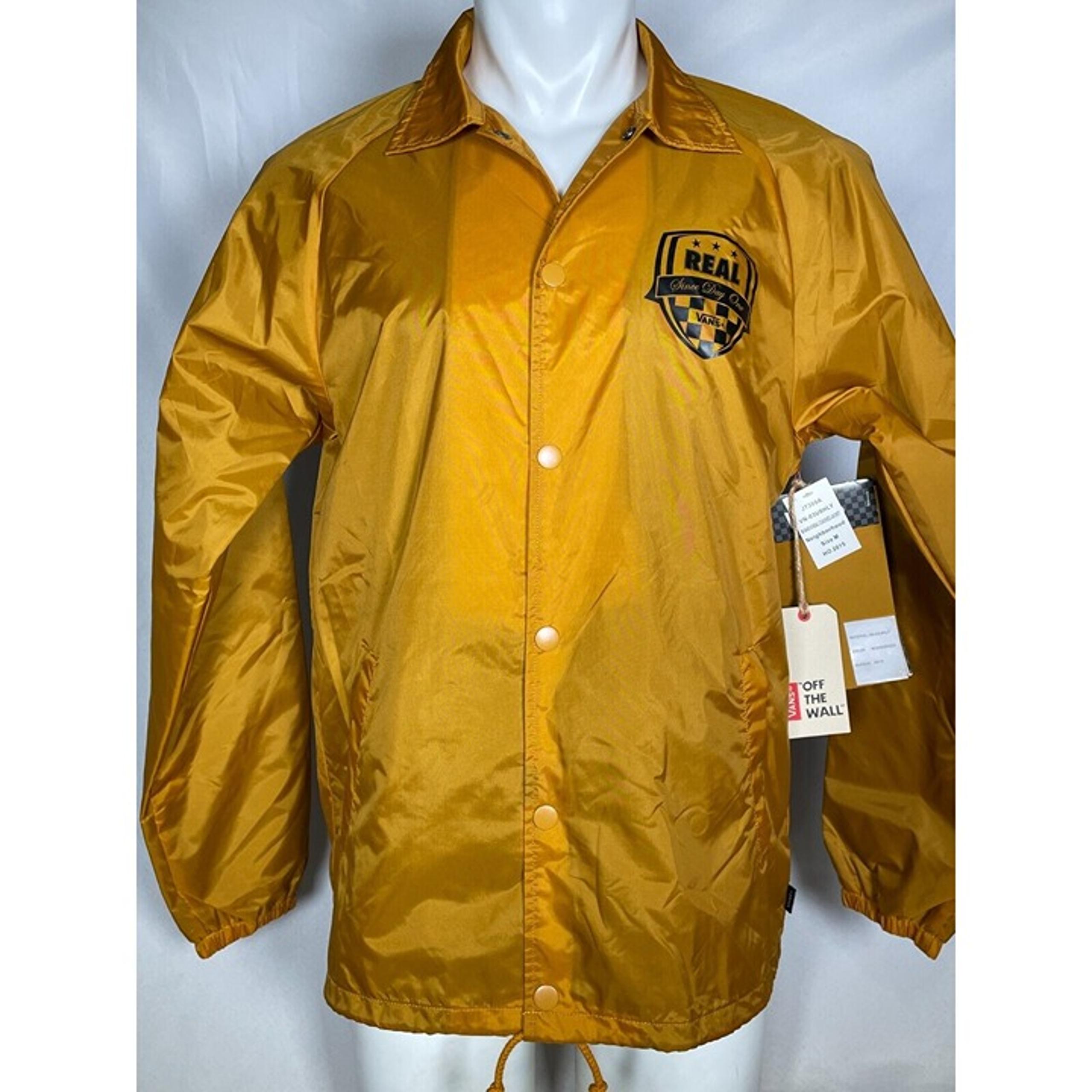 VANS x Real Skateboards Coaches Windbreaker Jacket Men's MEDIUM NWT
