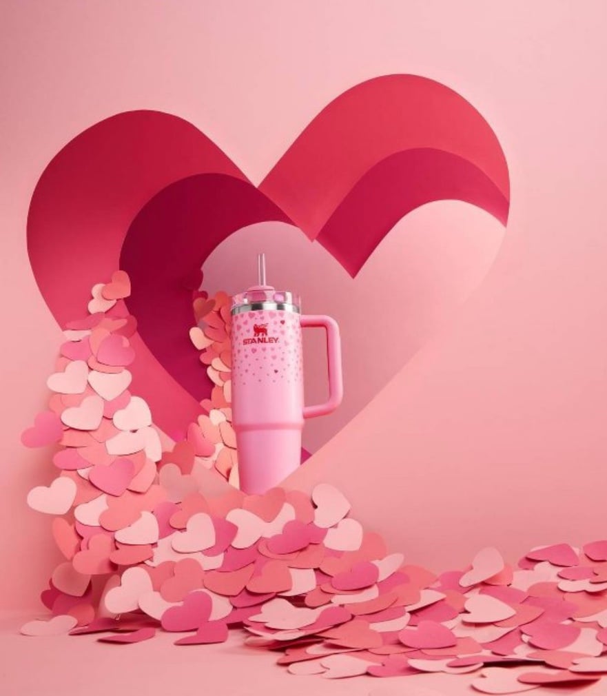 Stanley 30oz Pink Valentine “Sweet Hearts” Tumbler NEW