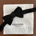 KNOX & TAYLOR Black Bow Tie