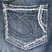 New Silver Size 14/L26 Women's Aiko Mid Capri Jeans