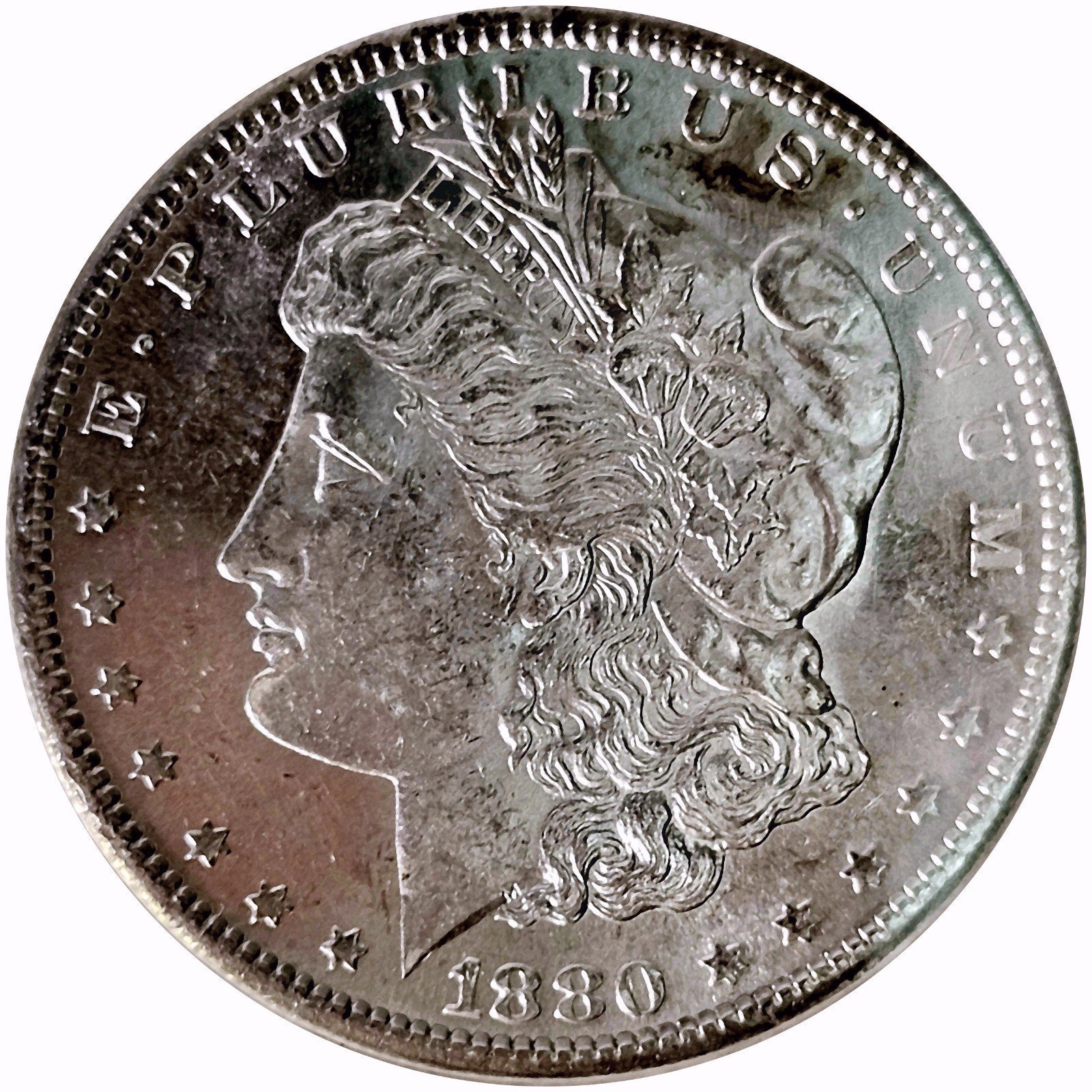1880 S MORGAN SILVER DOLLAR 1 US COIN DMPL PL ULTRA DEEP MIRRORS BU UNC PQ MS++