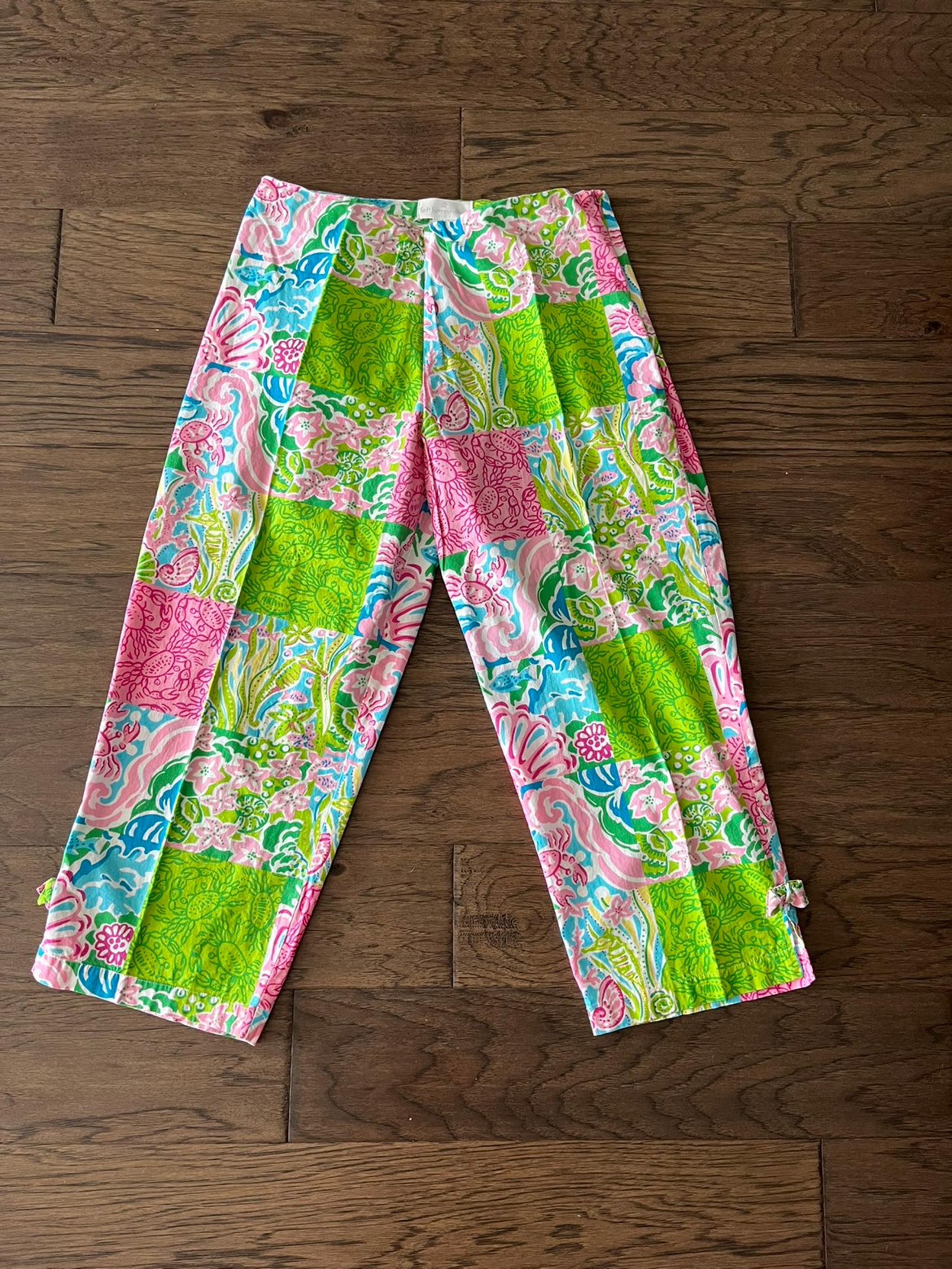Soft Surroundings Bright Capri Pants. Size Medium