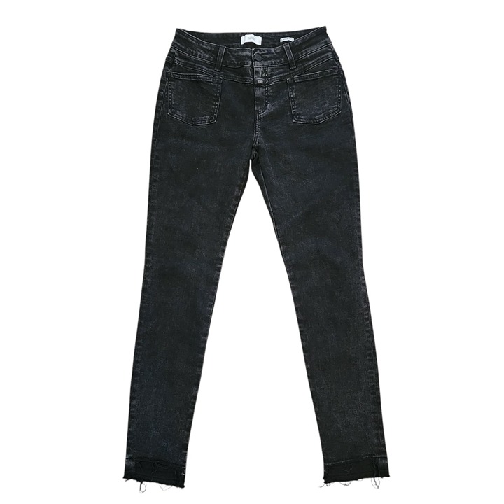 Closed Pedal X Raw Hem Jeans Black 28 EUC
