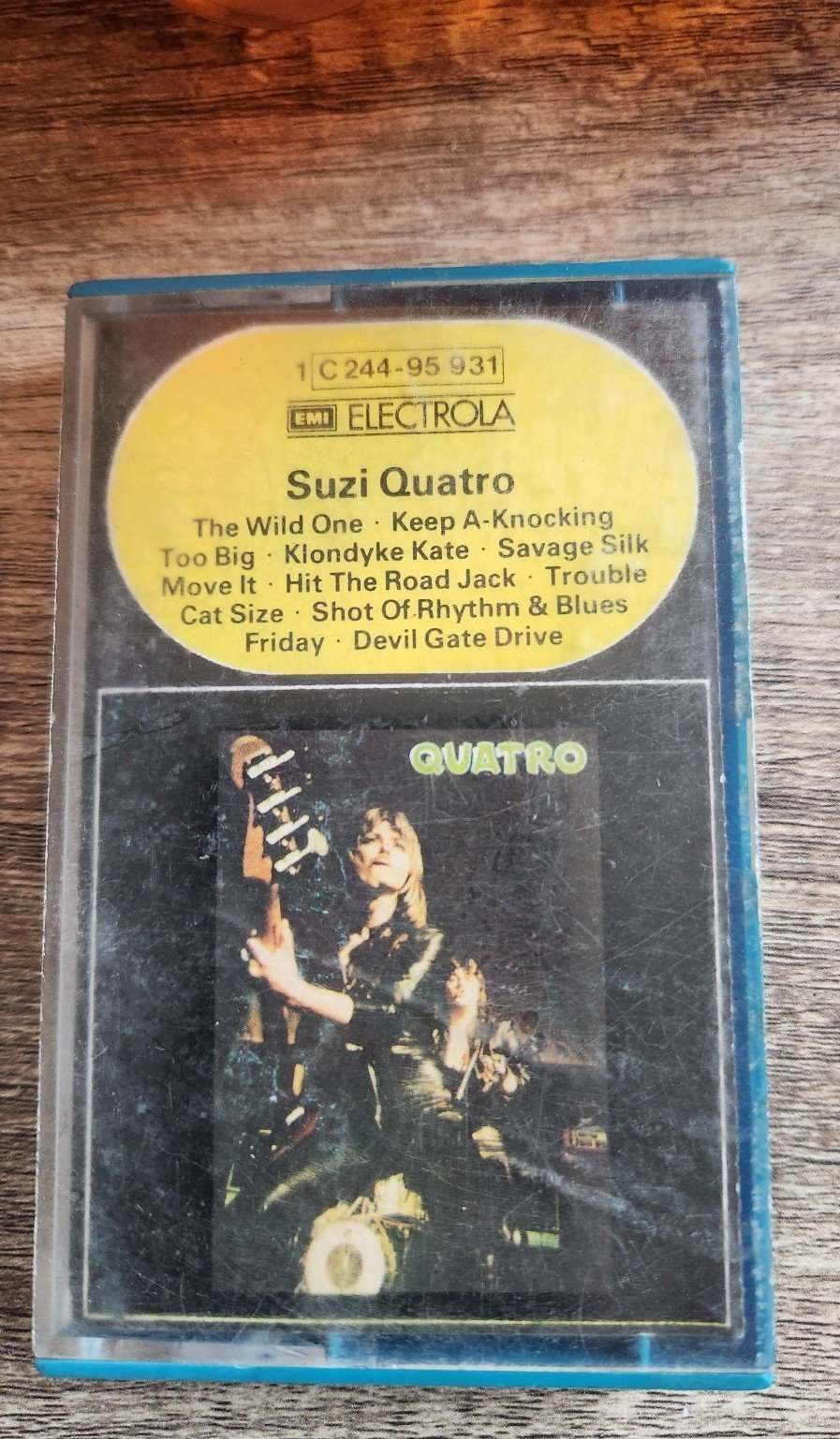 Suzi Quatro Double length cassette tape A Wild One German Import very rare.